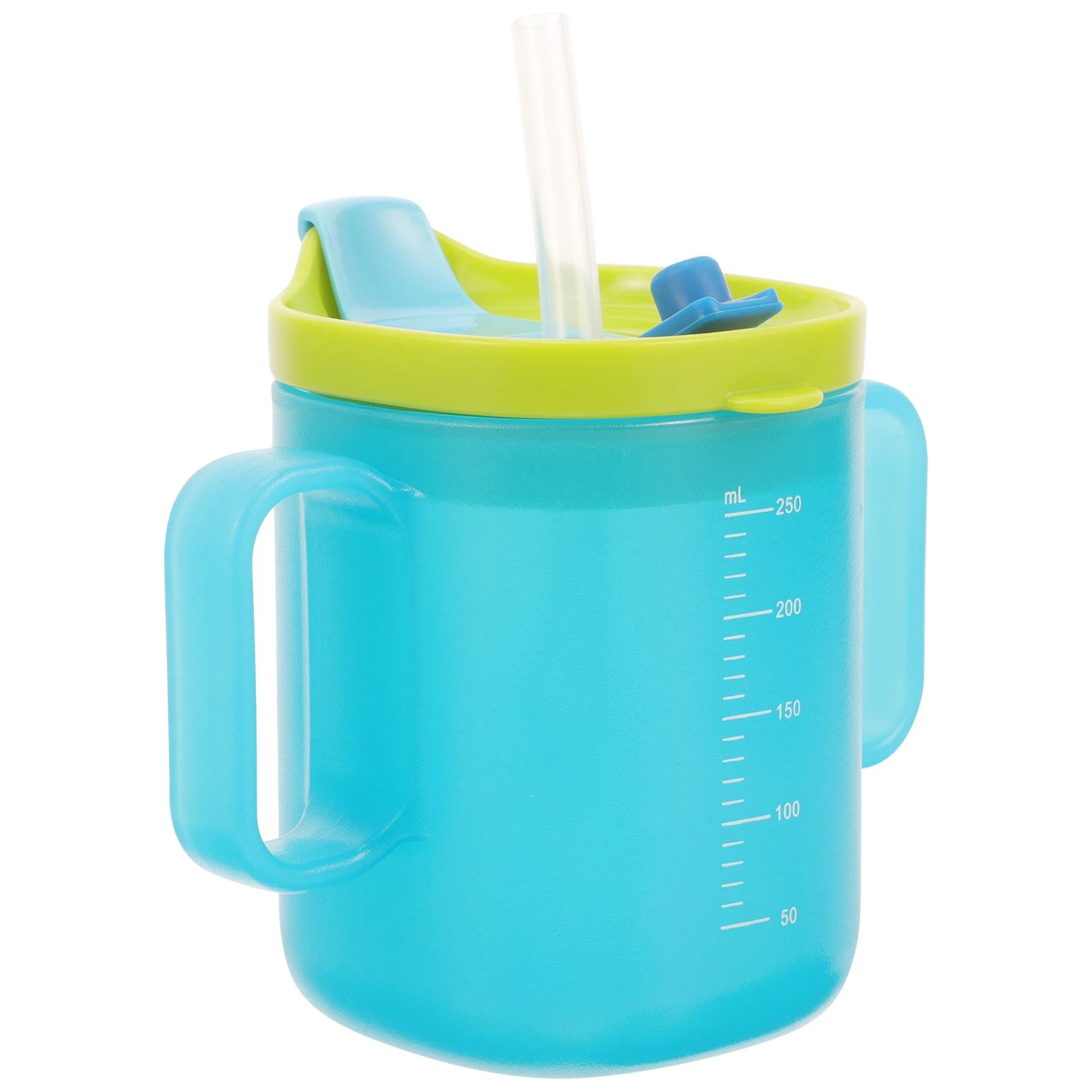 

Learning Cup Baby Sippy Straw Cup Anti-spill Drinkware Infants Toddlers Elderly Patients Maternity Cold Cups Lid Reusable PP