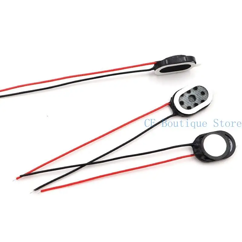 652F Пакет 2PCS Портативный динамик Mini 1015 8ohm 1w Doungepeaker с кабелем
