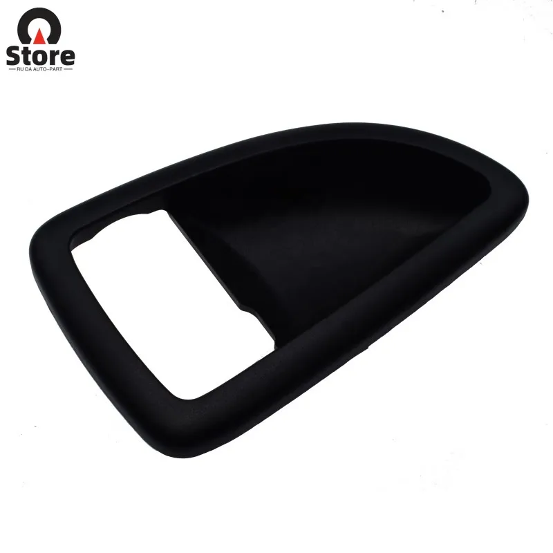 15844059 15844058 Cubierta embellecedora de manija de puerta interior delantera izquierda negra para Chevrolet Uplander Buick Terraza Saturn Relay 2005-2007