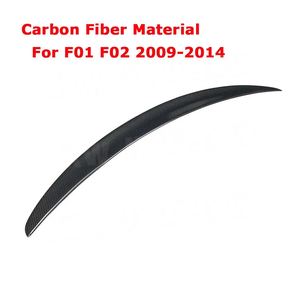 For 7 Series Car FRP/Carbon Fiber Rear Spoiler Boot Wing P Style For BMW F01 F02 G11 G12 740i 750i 760i Sedan Spoiler 2009-2018