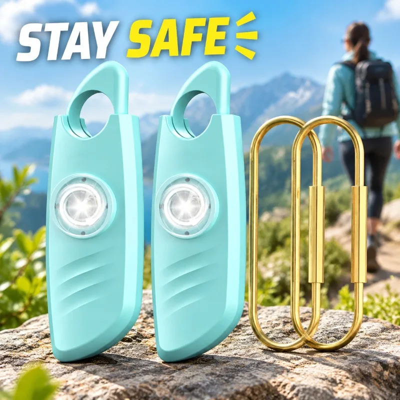 Portable Handheld Personal Panic Siren Anti-assault Emergency Alert Self-protection Device Outdoor Camping Walking Women Safety