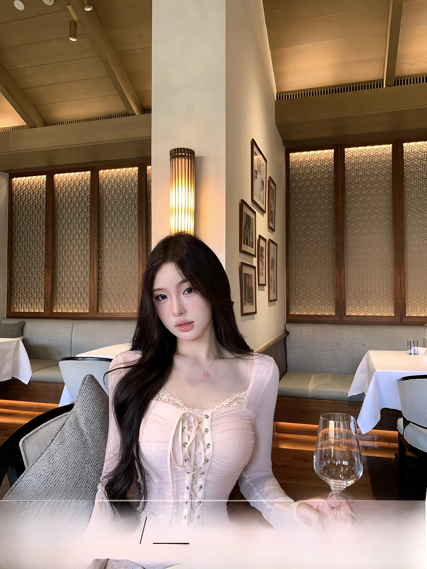 

Pure Desire Lace Cross Tie Net Waist in Body irt Girl Sle Faion Breathable Skin Friendly ort Length Knitted Top