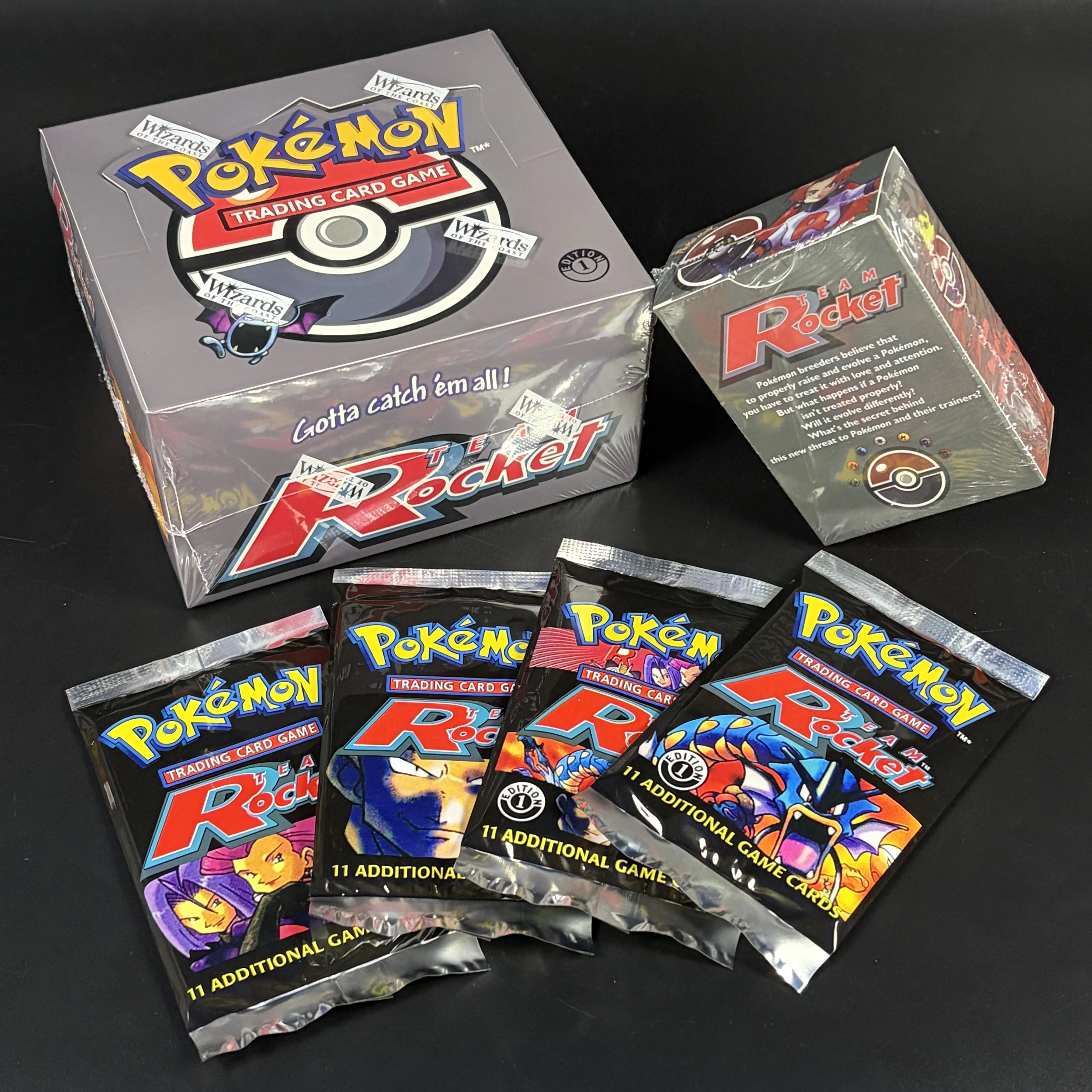 Vintage And Collectible Toys - PKM TCG Team Rocket 1. Edition