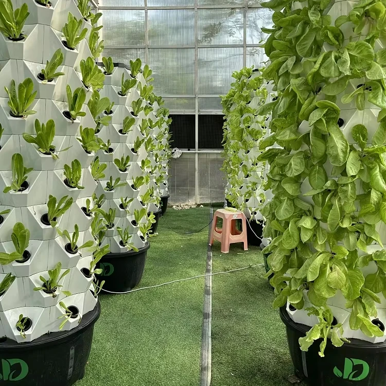 

8/12-layer Vegetable Hydroponics Tower Soilless Indoor Outdoor Small Planting Equipment Vertical Grow Irrigation Farming System