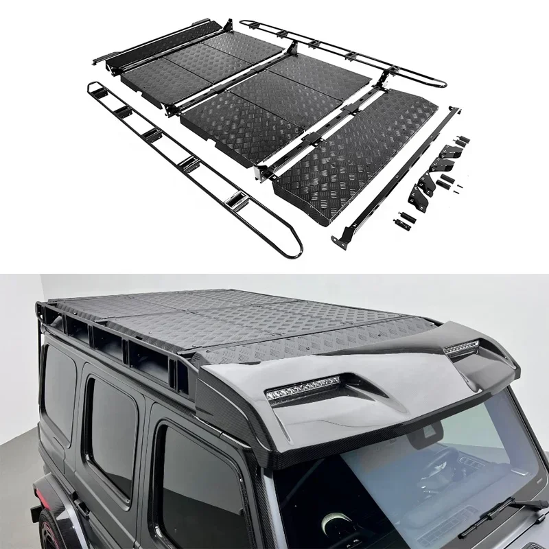 

Cross-border2019Y- G-class W464 4X4 Roof Luggage Rack Rear Ladder W463A 4x4 Car Accessories Body Kits Auto Parts