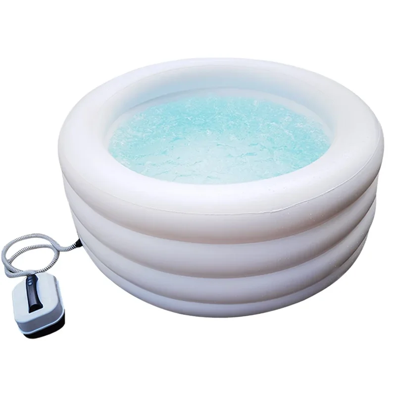 For adult 160*68 cm Outdoor Inflatable Foldable Portable Soaking Pool Ice  bathroom Bathtub