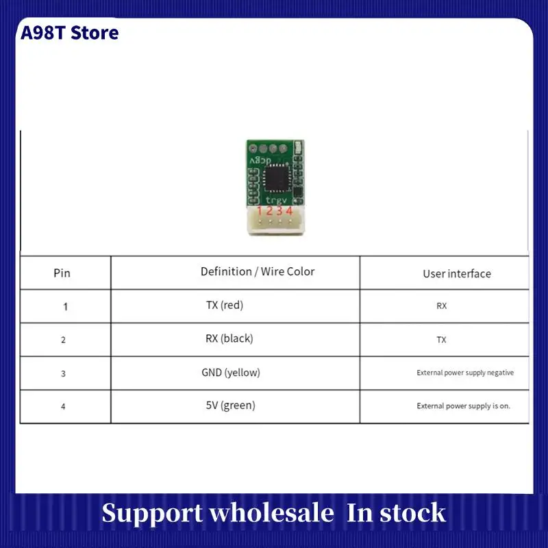 

A98T SP10M01 10-метровый одноточечный лидарный датчик DTOF, уличный лазерный модуль измерения дальности, одноточечный лидарный датчик