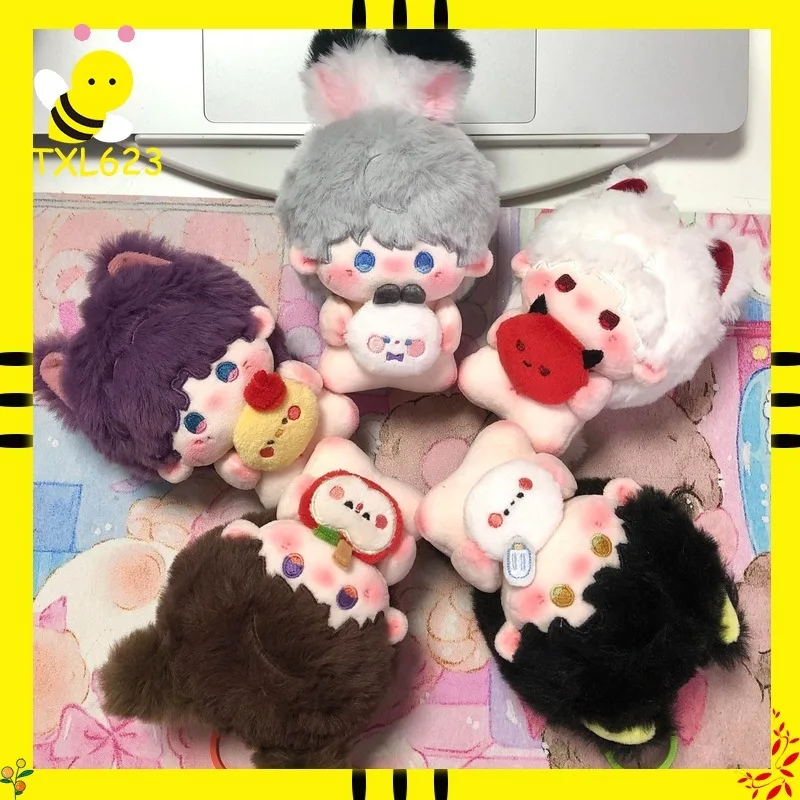 

Игра Love And Deepspace, плюшевая игрушка Rafayel Xavier Zayne Caleb Sylus, 10 см, мини-подвеска с ушками животного, брелок для косплея, подарок