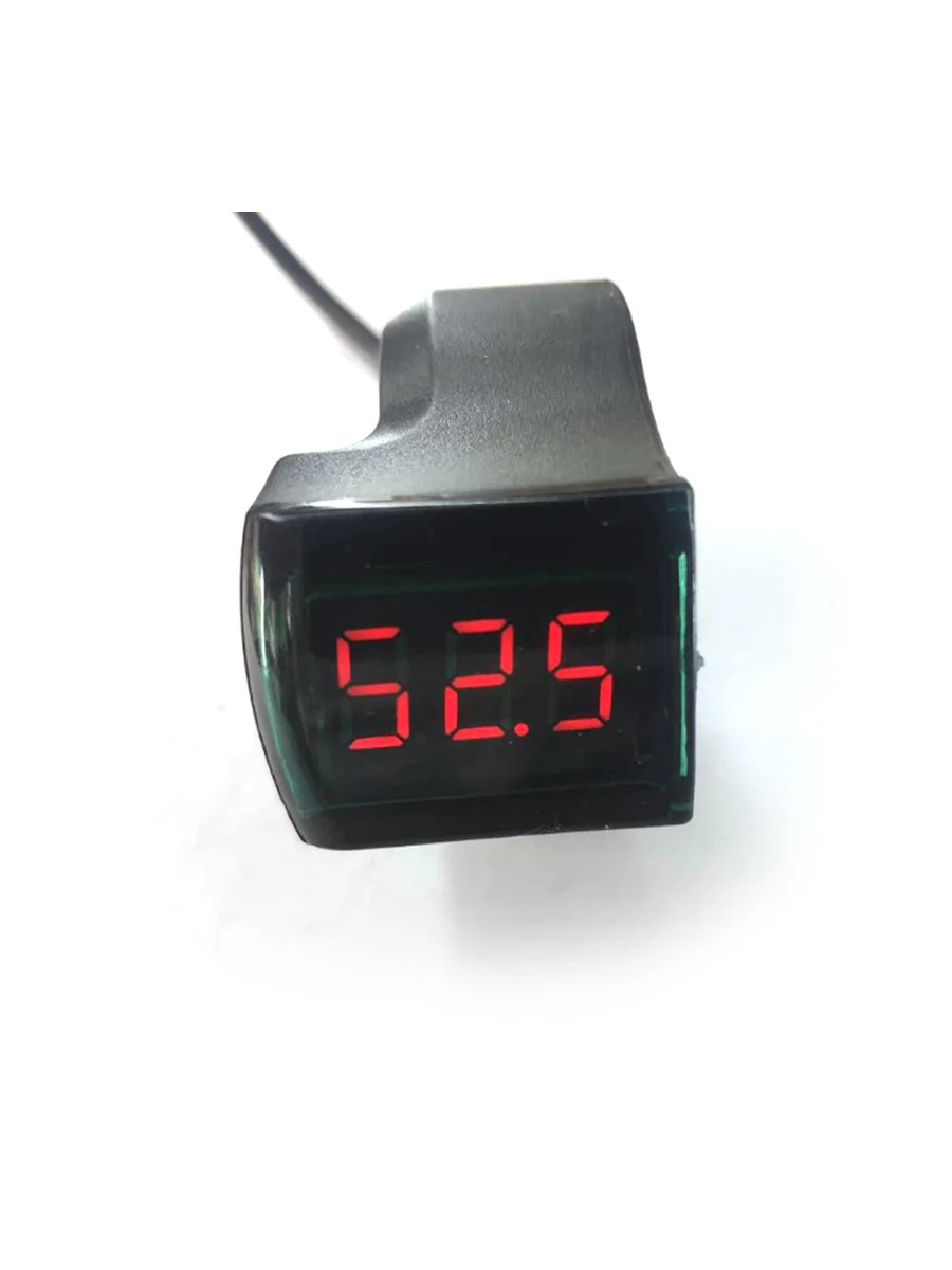 AliExpress Gmarty 1pc Electric Bicycle Thumb Throttle Voltmeter Digital Voltage Display Switch Power with Key Lock Bike Finger Thumb Throttle
