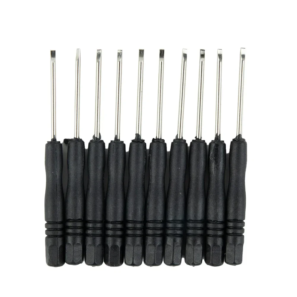 10Pcs 3.22Inch Small Mini Screwdriver Repair Tool Slotted Cross 45#steel Screwdrivers 2mm For Disassemble Toys Small Items