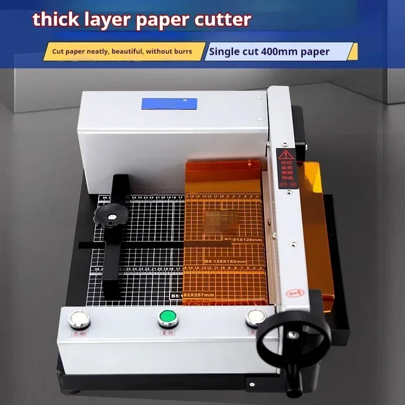 Fully Automatic Desktop Paper Cutter Electric A4 Thick Layer Heavy Card Cutter Office Photo Board Self-adhesive Equipment