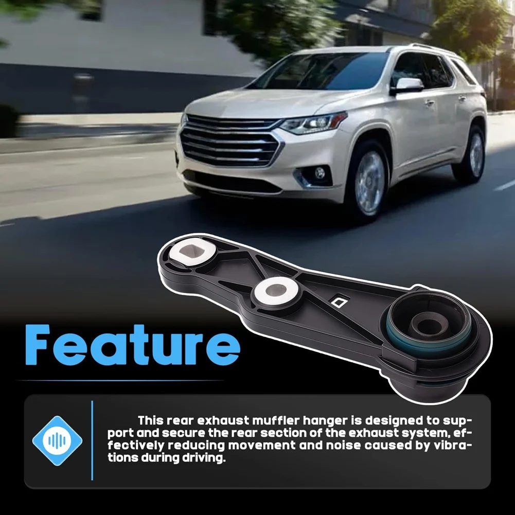 For Traverse Buick Enclave Cadillac XT6 Tail Pipe Muffler Hanger 84160333 Rear Tail Pipe Mounting Bracket