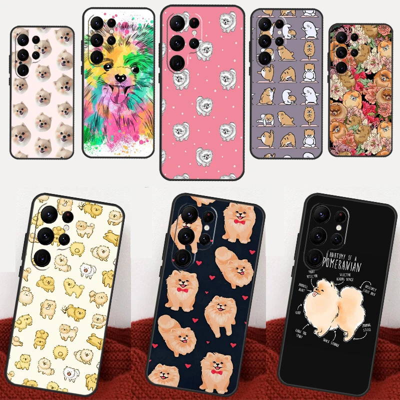 Pomeranian Dog Cover For Samsung Galaxy S20 FE S21 FE S22 Ultra S9 S10 Note 10 Plus Note 20 S23 Ultra Case