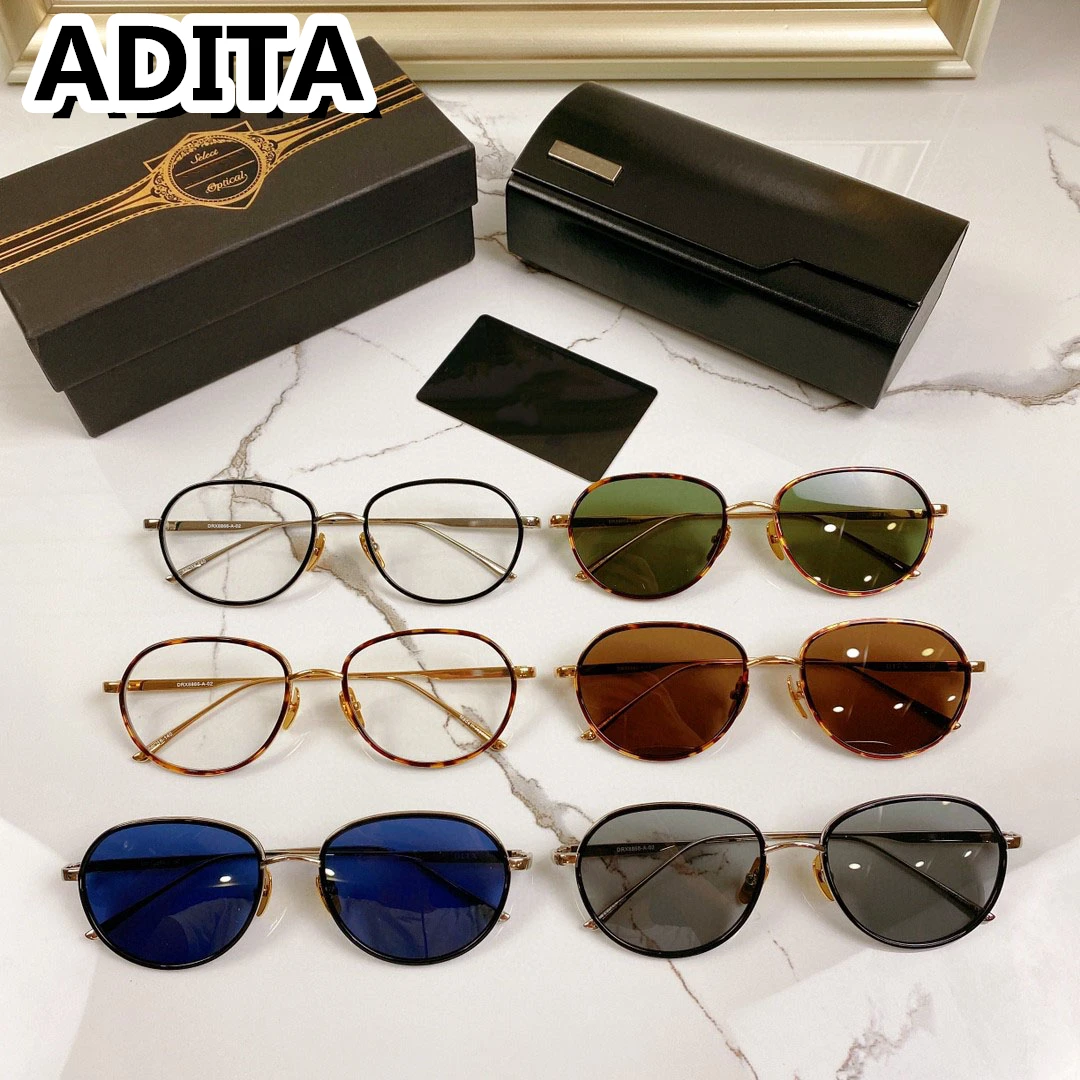 

ADITA DRX8866 Top High Quality Sunglasses for Men Titanium Style Fashion Design Sunglasses for Womens with box