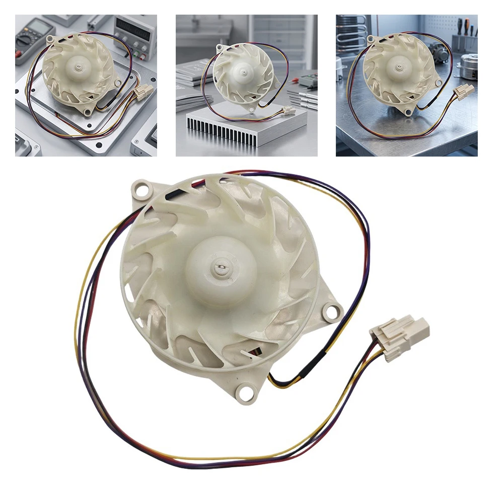 DC for fan Motor Evaporator for fan Motor 12*12cm 12V 1A Cooling for fan Motor Optimal Air Circulation High-quality Plastic