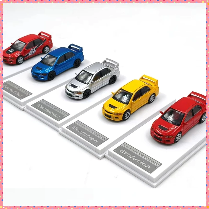 

LMLF 1:64 Lancer EVO 9th Generation Simulation Alloy Car Model Static Decoration Collectibles Gift Toys
