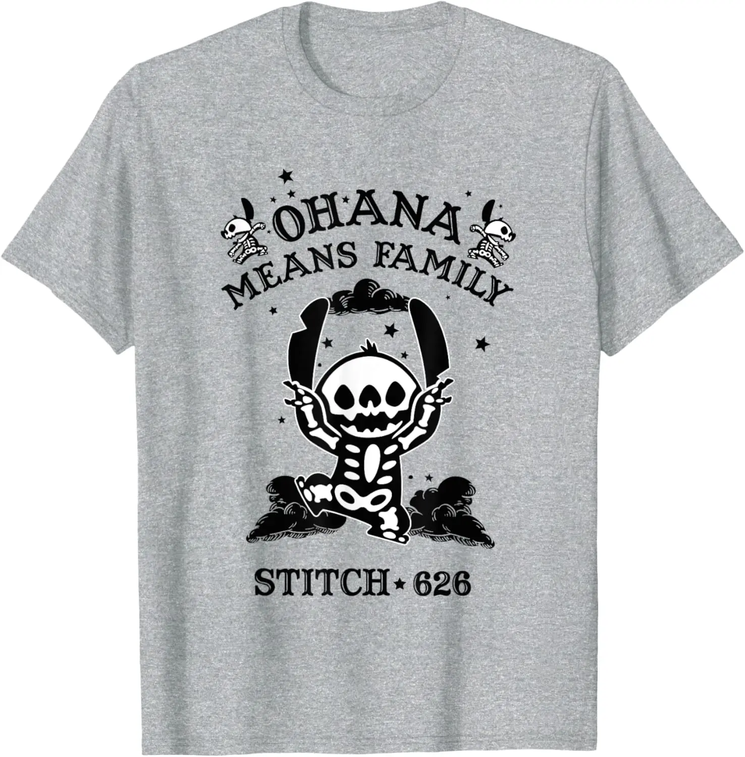 Lilo & Stitch Halloween Ohana Means Family Skeleton T-Shirt