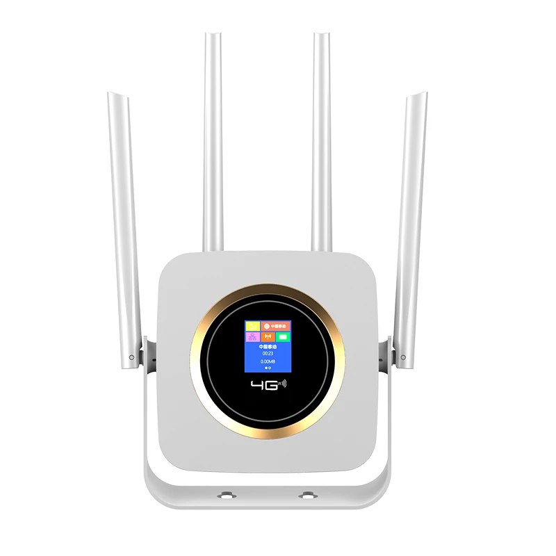 2022 New Arrival 2.4G 300Mbps Cat6 4G CPE Wireless Wifi Router With SIM Slot/Battery