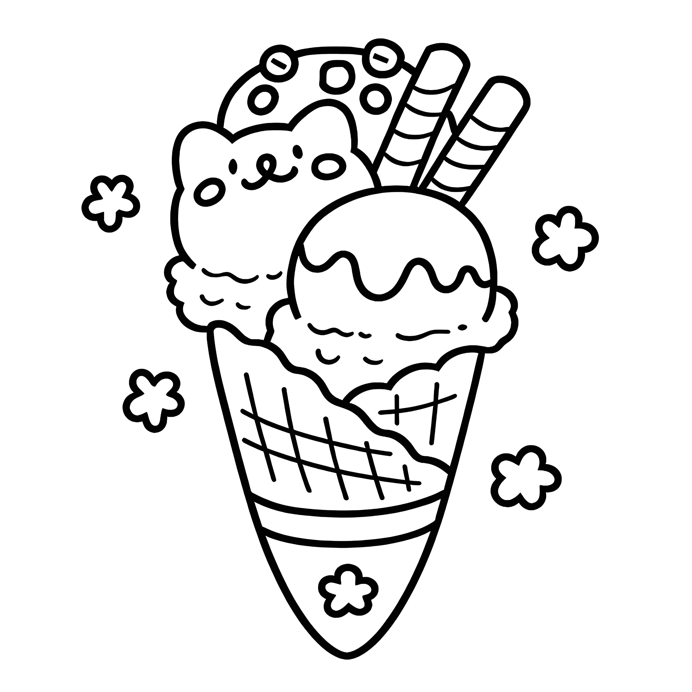 CUTE & SIMPLE Bold-easy Patterns Coloring Book for Adults Cute Drawing Book Perfect Gift for Party and Birthday