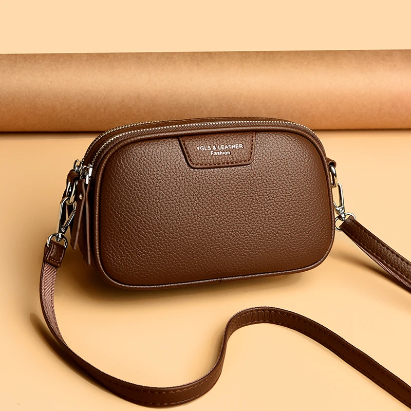 

Leather Crossbody Bag for Women New Fashionable Casual Small Square Bag High Quality Lightweight Women Purse Casual Bag​