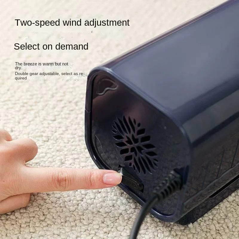 

Мощность печи для сушки домашних животных мощностью 600 Вт, скорость быстрого высыхания, двухступенчатая регулировка скорости ветра для материалов из ткани Оксфорд, вентилятор для воды для домашних животных