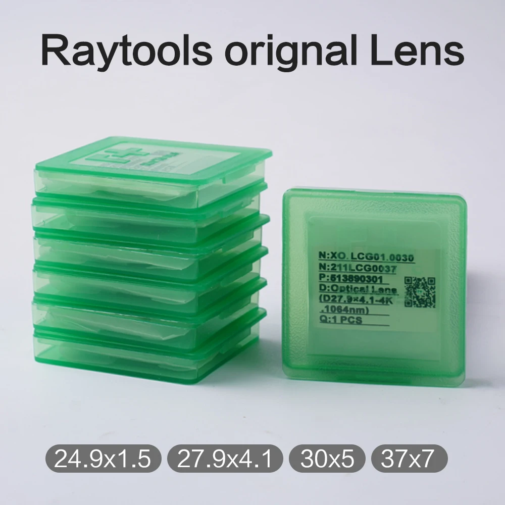 Raytools Laser Lens 24.9x1.5 27.9x4.1-4kw 37x7 12kw 30x5 Raytools Laser Optical Protection Windows Lens for BT240S BM111 BM110