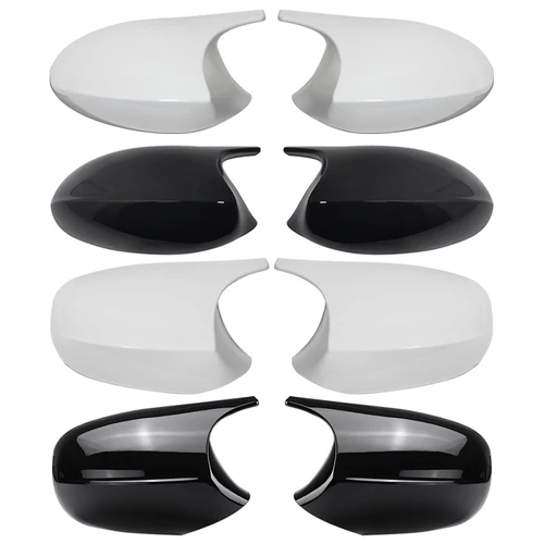 Imagen 2 del producto 1 par de cubiertas de espejo retrovisor lateral de repuesto blanco para BMW E90 E91 E92 E93 E81 E87 E82 E88 3 1 Serie M Accesorios