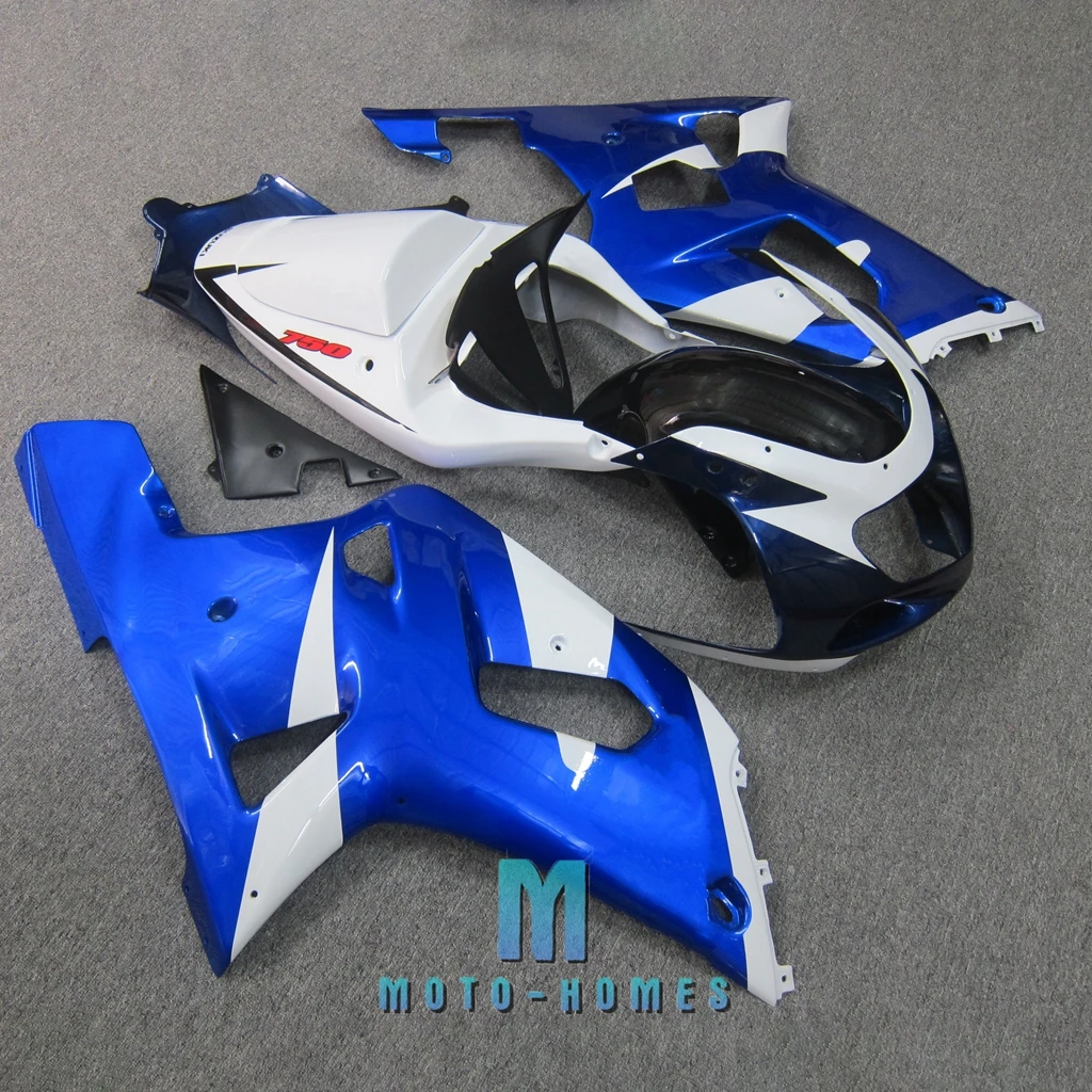 Free Custom Painting Fairings Kit for SUZUKI 01 02 03 GSXR 600 GSXR 750 2001 2002 2003 K1 100% Fit Injection Full Fairing Set