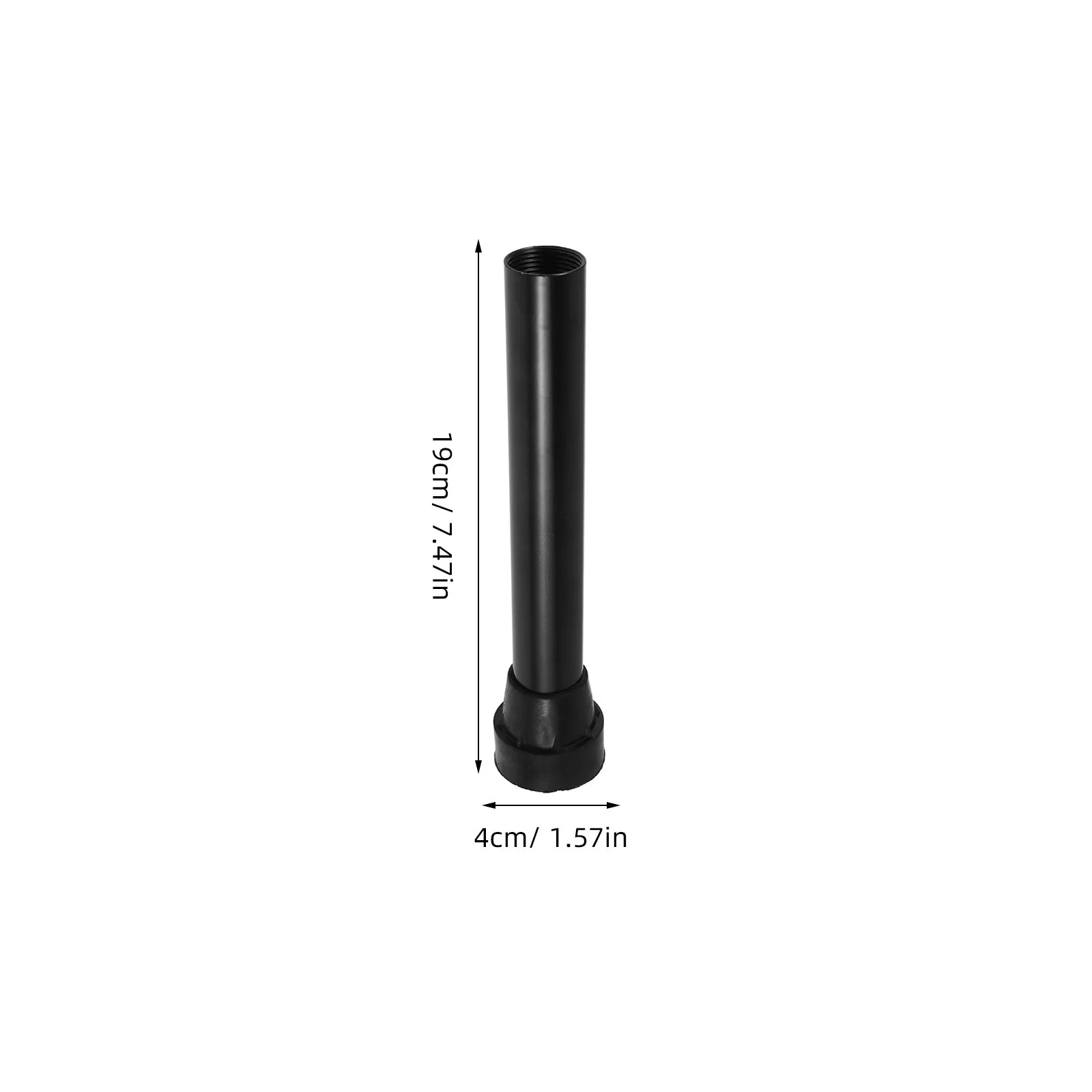 6Pcs Trampoline Legs Rubber Pad Shock Absorbing Stainless Steel Tube Replacement Part Trampoline Accessories Leg with Pad