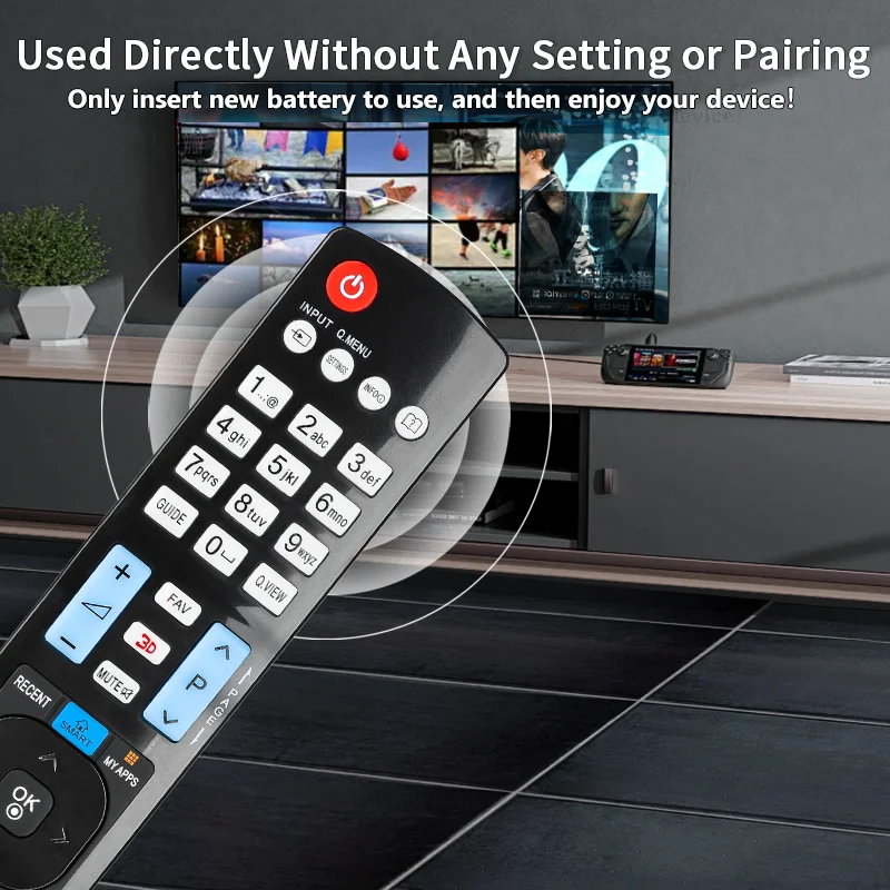 AKB73756565 For LG Remote Control Replacement, For LG TV 32LB650 39LB650 42LB650 47LB650 50LB650 55LB650 60LB650 70LB650