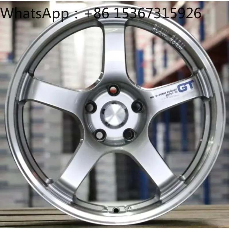 Rines para Automóviles de Pasajeros de 15, 16, 17 y 18 Pulgadas, 4 y 5 Orificios, Rines de Aleación 5x100, 5x114.3, 5x105, Rines de Aleación de Aluminio