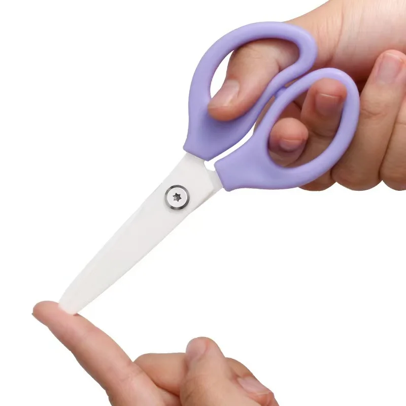 New Ceramic Scissors Baby Food Mills Infant Feeding Aid Scissors With Cutting Box Baby Supplies For Health Baby Tableware Tool