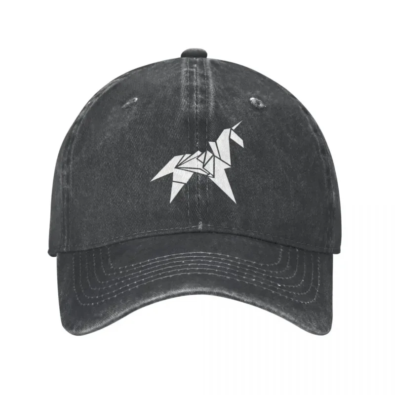 Blade Runner Retro Film Unicorn Origami Baseball Caps Retro Distressed Denim Snapback Cap Style Outdoor Activities Caps Hat