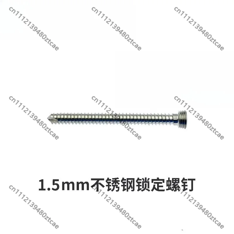 veterinary-15mm-stainless-steel-self‑tapping-locking-bone-screw-t‑torx-drive-pet-animal-orthopedic-implant-surgical