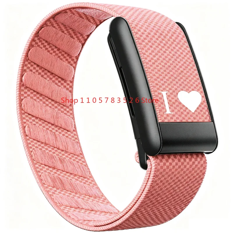 2026 Geeignet für WHOOP5.0/MG Nylon-Druckarmband mit schwarzem U-förmigem Rahmen, silbernem U-förmigem Rahmen und goldenem U-förmigem Rahmen. – Detail 3