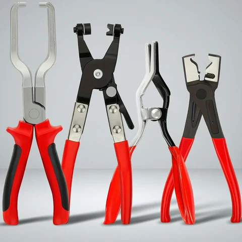 Professional Hose Clamp Pliers- Fuel Line Disconnection and Removal Tool Kit for Auto Repair
