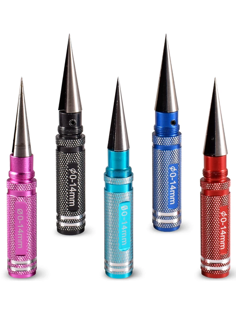 Alésoir de bord de couteau, poinçon de trou en expansion, outils de forage de coque RC, 0-14mm