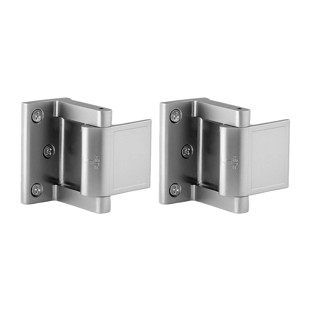 Zinc Alloy Push Button Privacy Latch for Residential and Commercial Doors Compatible with Wood Metal Composite Door Frames