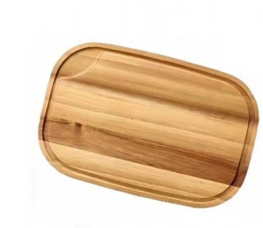 Thickened Solid Wood Cutting Board, No Paint No Wax Household Kitchen Chopping Board