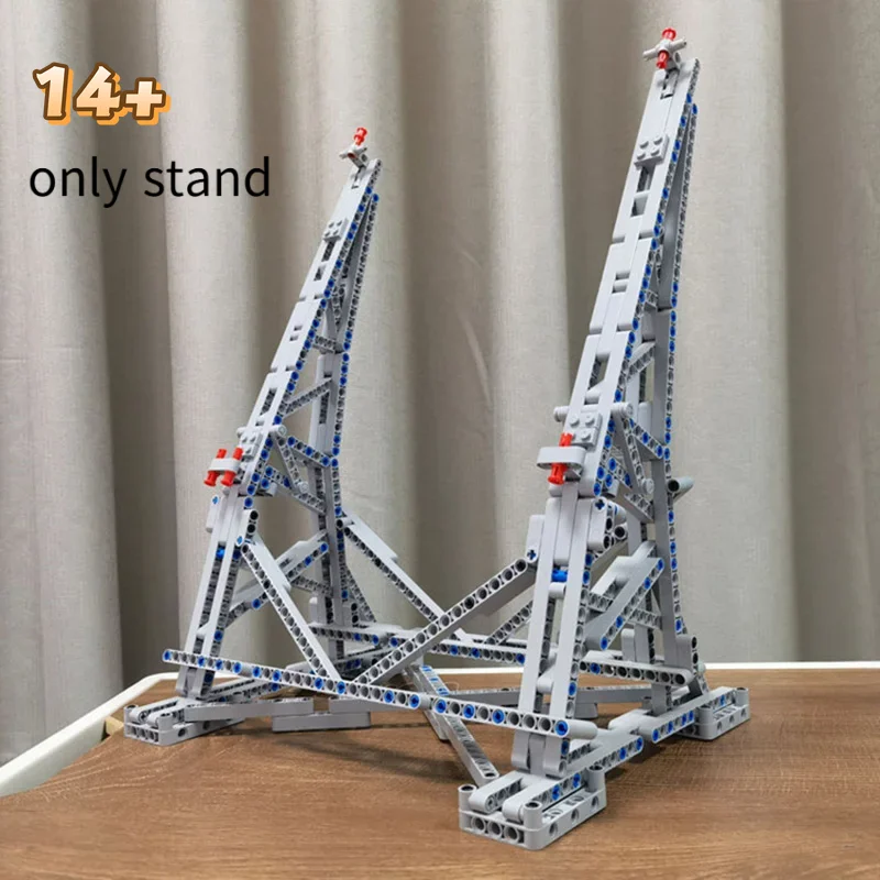 

407pcs DK5001 Vertical Stand Compatible For Lego 75192 Millennium Falcon Ship Building Blocks Model (Only Bracket No Spacecraft)