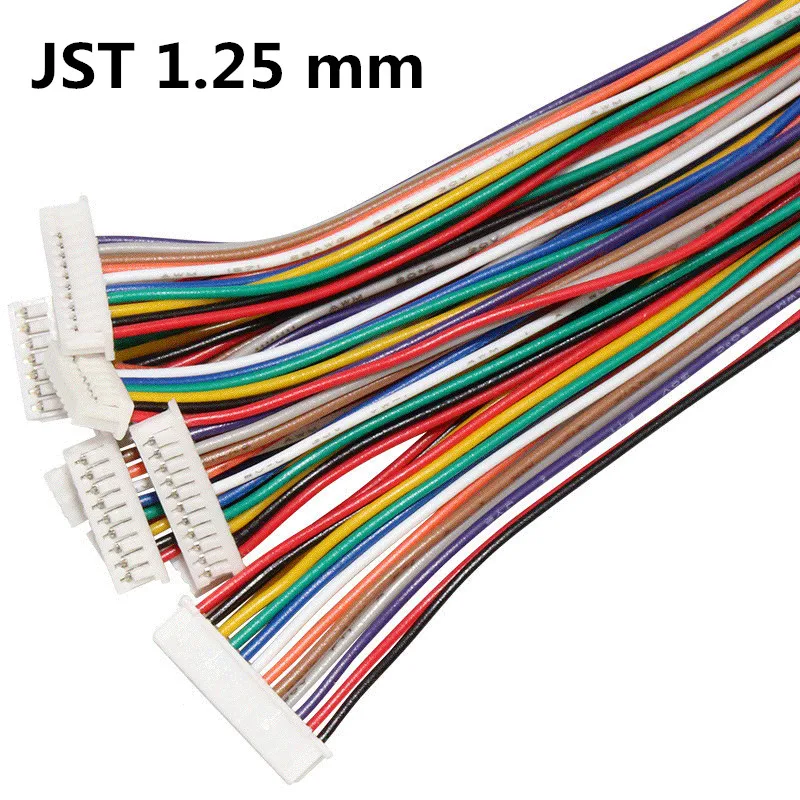 10PCS 1.0 1.25 1.5 2.0 2.54 SH/JST/ZH/PH/XH 1.0MM 1.25MM 1.5MM 2.0MM 2.54MM Female Plug Connector with Wire 2/3/4/5/6/7/8/10/12P
