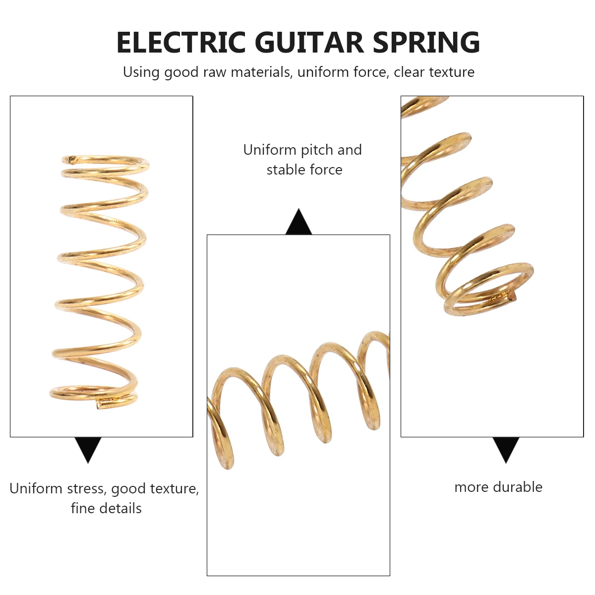 

17Pcs Guitar Spring Electric for Humbucker Pickup Height Adjustment Tremolo Arm Repair Bass Tension Saddle Bridge
