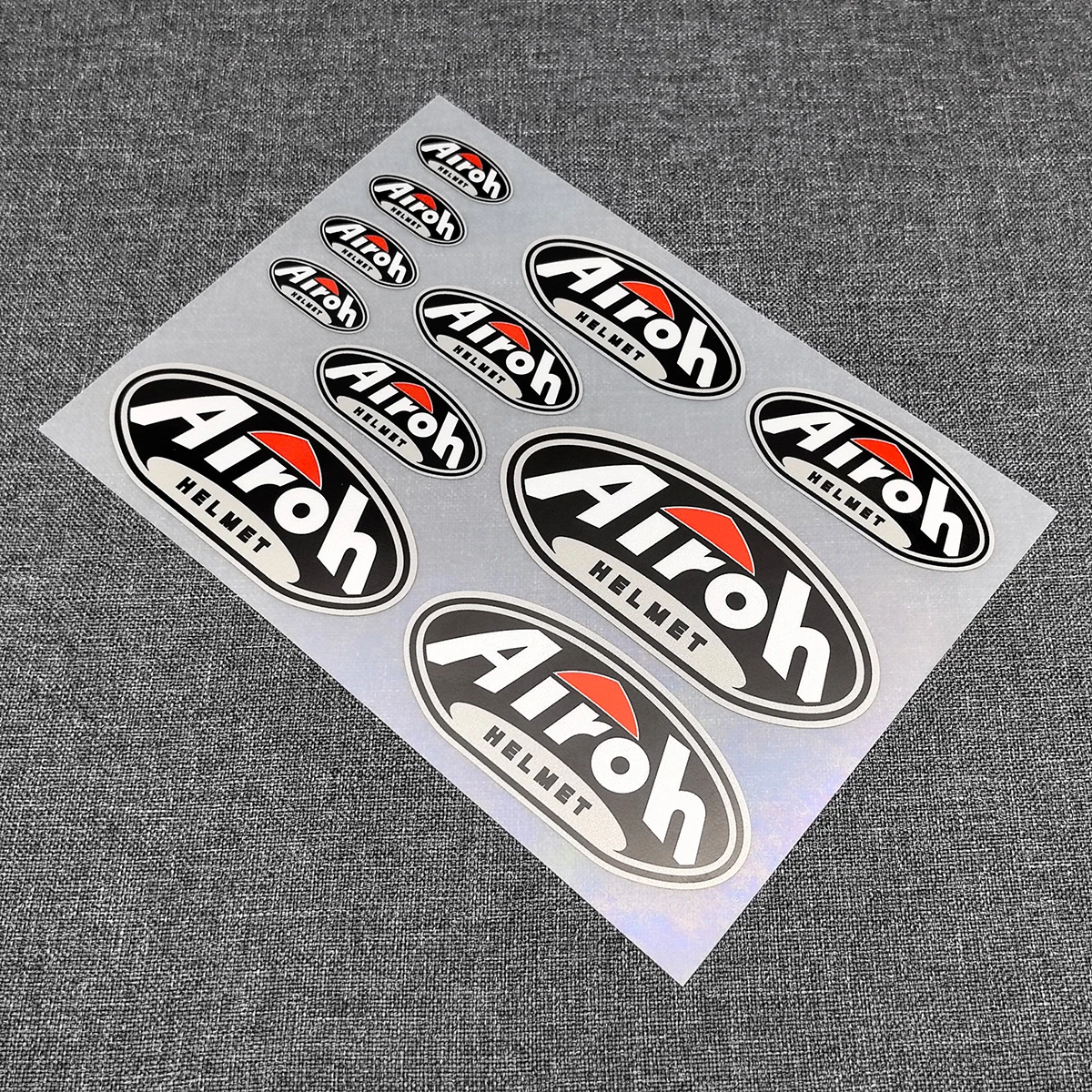 11 Pcs  AIROH Helmet Sticker Sets High Quality Printed and Cut Decal Motorcycle Stickers