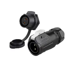 CNLINKO M20 IP68 Circular Connector 2/3/4-Pin Male/Female PBT Housing for LED Strips,Stage,Display Lighting & Outdoor Signage
