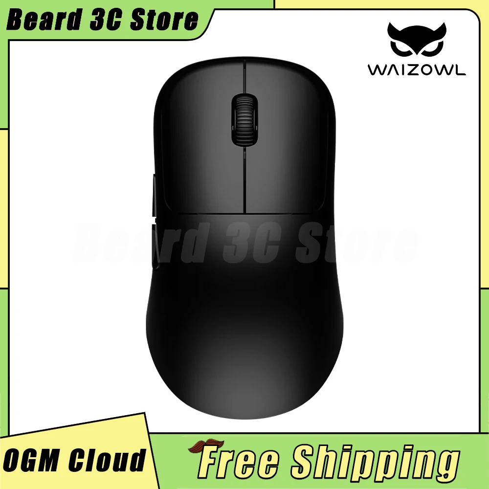 

Waizowl OGM Cloud Mouse 8k PAW3950 Tri Mode Bluetooth Wireless Gaming Nordic 52840 Lightweight Mouse Custom PC Gamer Accessories