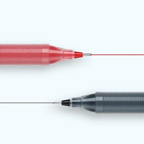 Imagen 2 del producto Bolígrafo de Gel líquido recto piloto japonés, bolígrafo de Color recto de 0,5/0,7mm, gran capacidad P500/P700, bolígrafo negro, papelería de oficina y estudio, 6 uds.