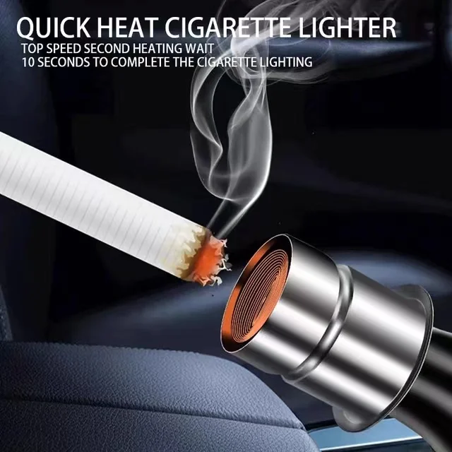 Car Windproof Flameless Cigarette Lighter Power Socket Plug Cigar Lighter For Nissan Nismo Almera Tiida Sunny QASHQAI Juke