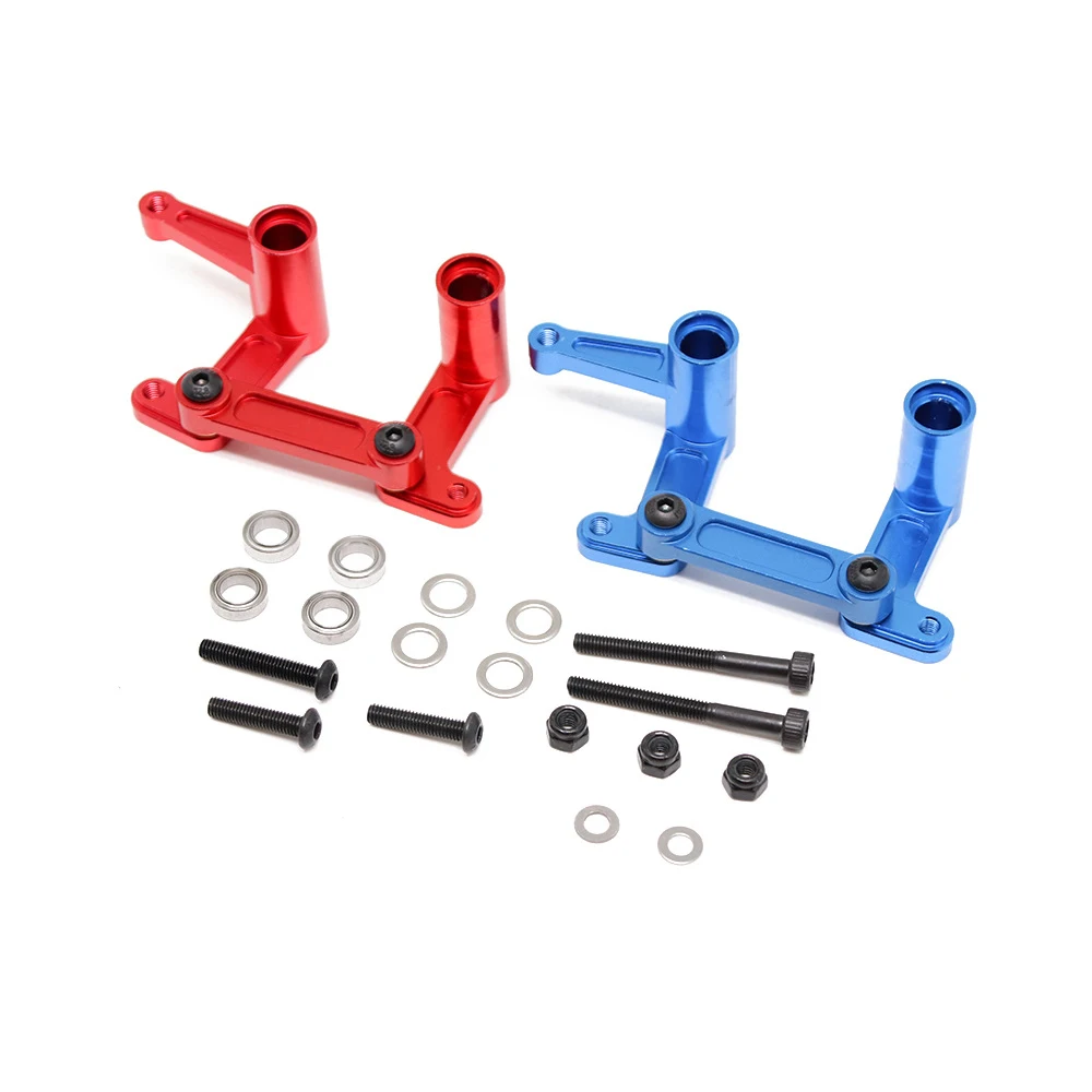 Alloy 1set Steering Bell and Transmission Upgrade Parts Replace 3743 Anodizing for 1/10 Traxxas 2WD Slash Rustler Bandit