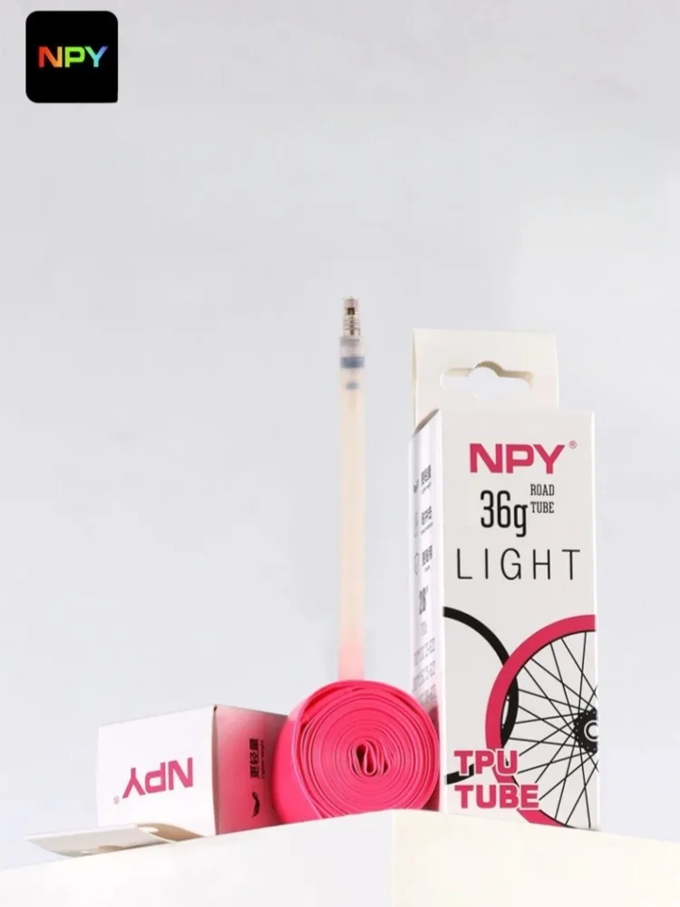 AliExpress NONE NPY Ultralight Road Bicycle Inner Tube 36g 18-32c Bike Camera Tpu Tire 700c 45/65/85mm Length French Valve Super Light Tube