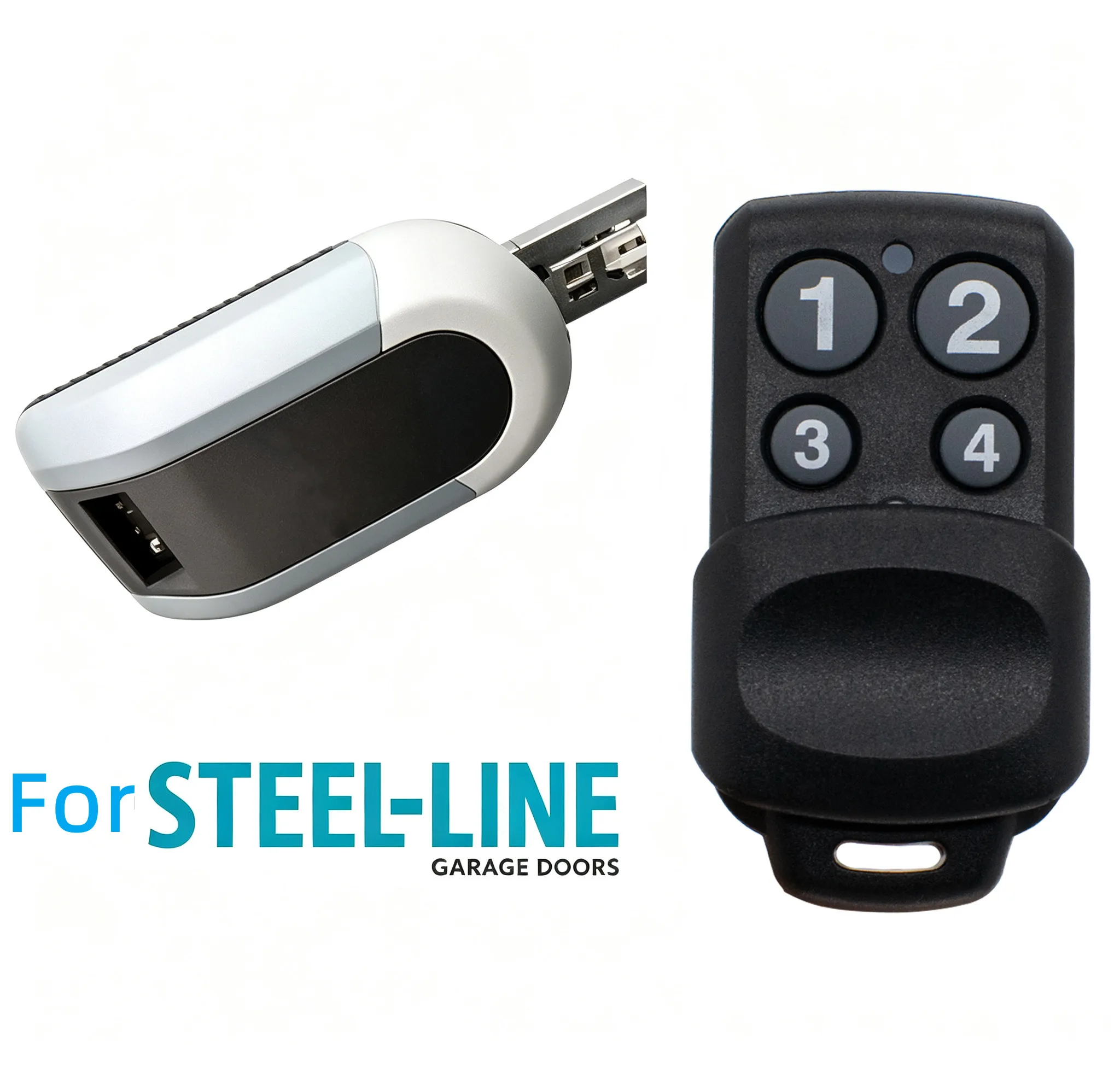 Steel-Line ZT-07 4 Button Garage Door Remote Control Rolling Code 433.92MHz for SD800 SD1200 RD800 Gate Opener